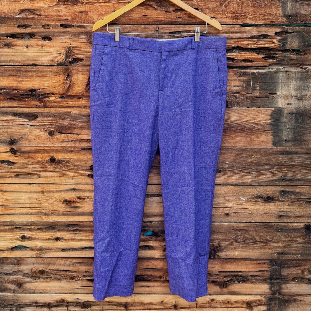 BANANA REPUBLIC | Indigo Wool Blend Dress Pants 12